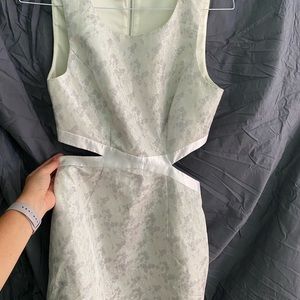 Phoebe White Silver Bridal Cocktail Dress